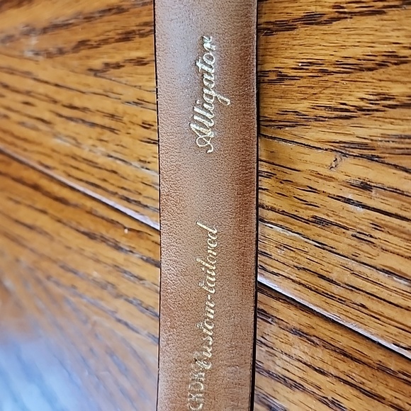 ALLIGATOR Hicko Custom tailored Alligator belt. - Picture 3 of 6